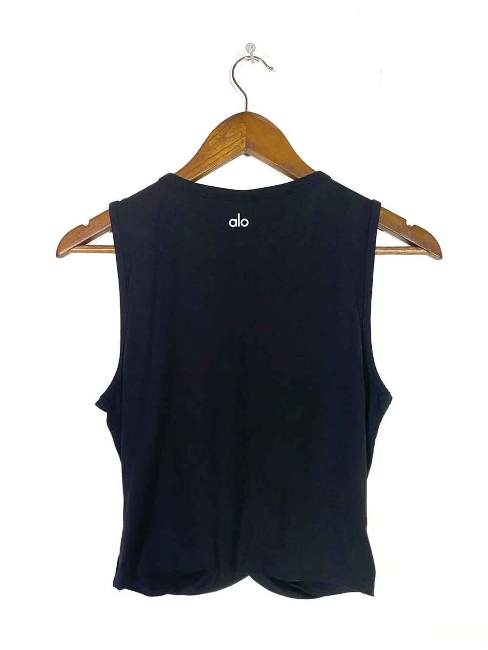 Alo Yoga Cover Tank Black - Picture 3 of 4